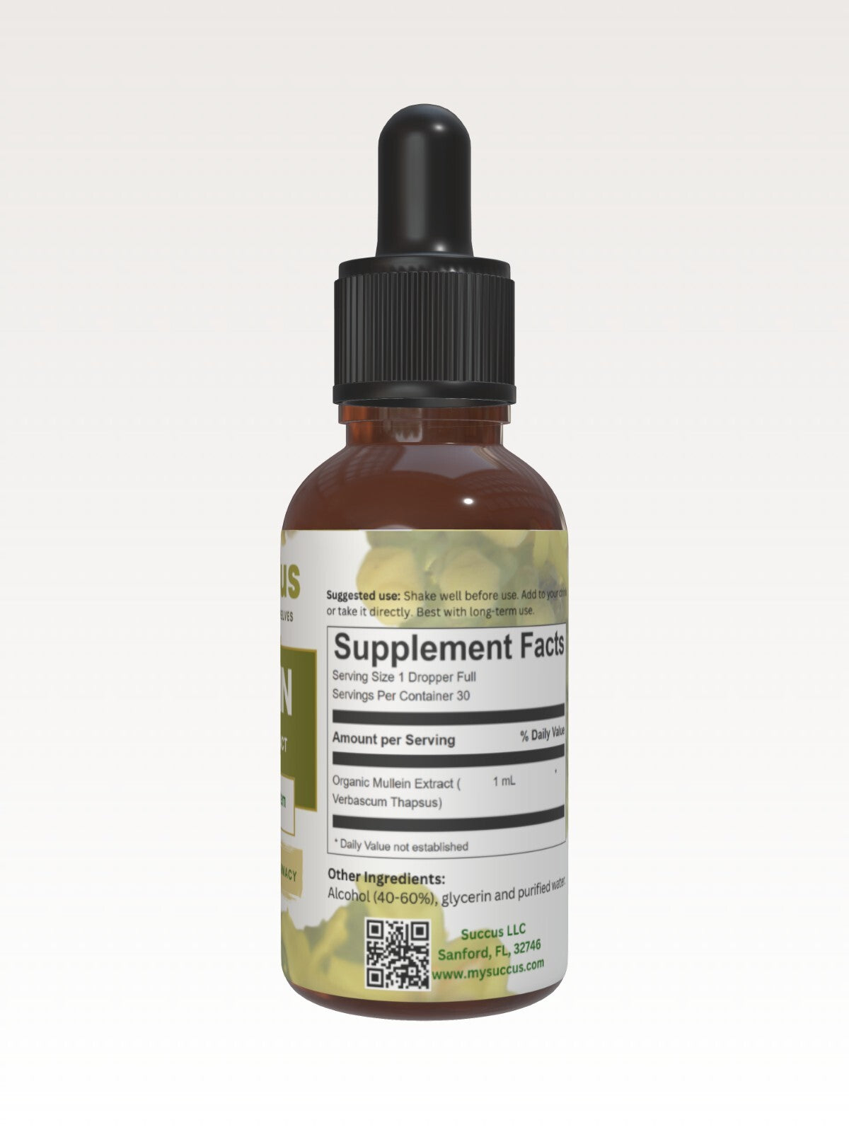 Mullein Tincture - (Respiratory System)