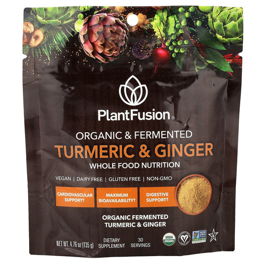 Organic & Fermented Turmeric & Ginger, 4.76 Oz (135 G)
