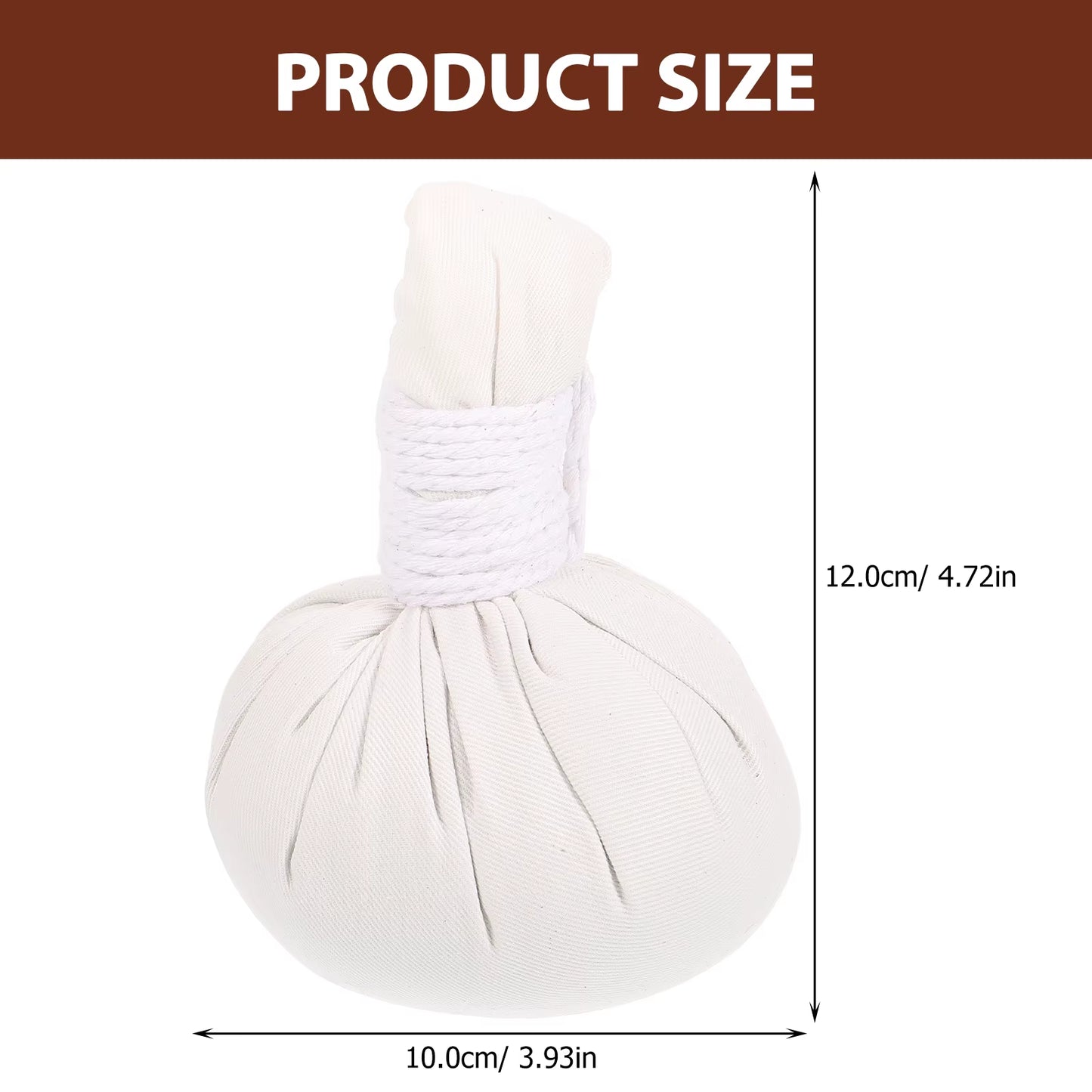 2Pc Natural Warming Pouches Pure Chinese Herbal Pouches Compress Ball Massage Ball Herbal Medicine Health Ball Warming Bags