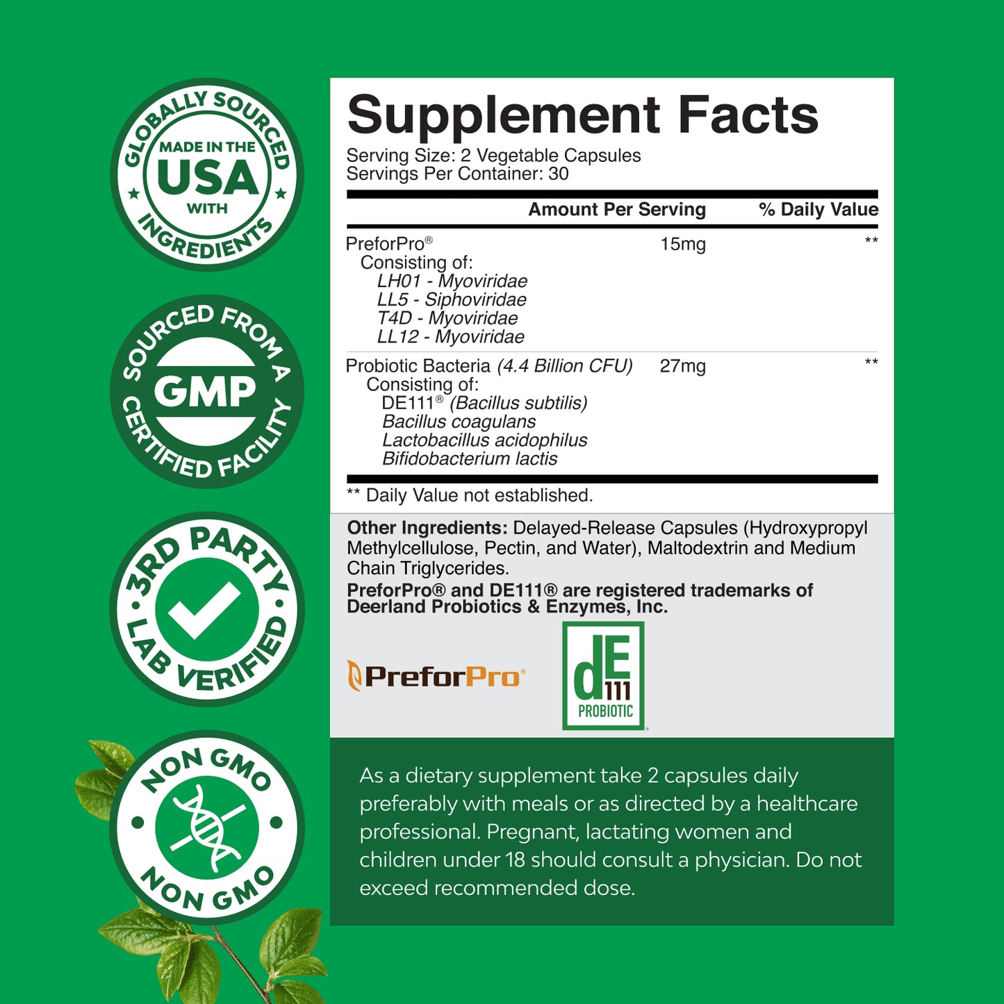 Prebiotics and Probiotics Gut Health Supplement - Super Potent Digestive Health Acidophilus Probiotic Capsules with Men and Womens Probiotics and Prebiotics for Colon Digestive Support and Immunity