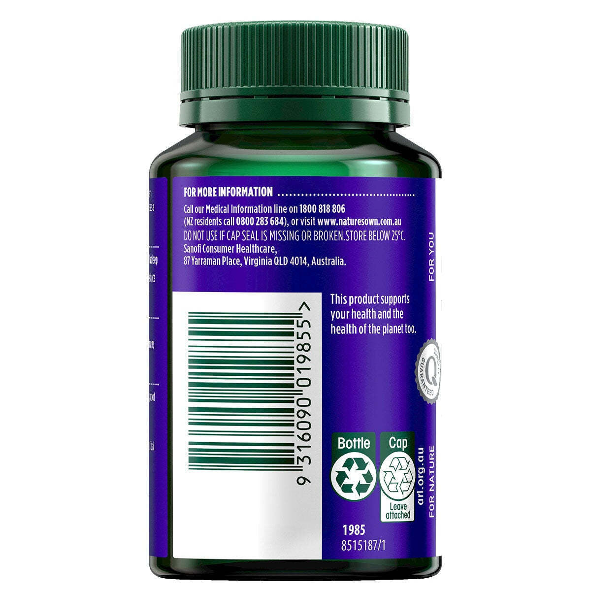 Nature'S Own Valerian Forte 2000Mg 60 Capsules